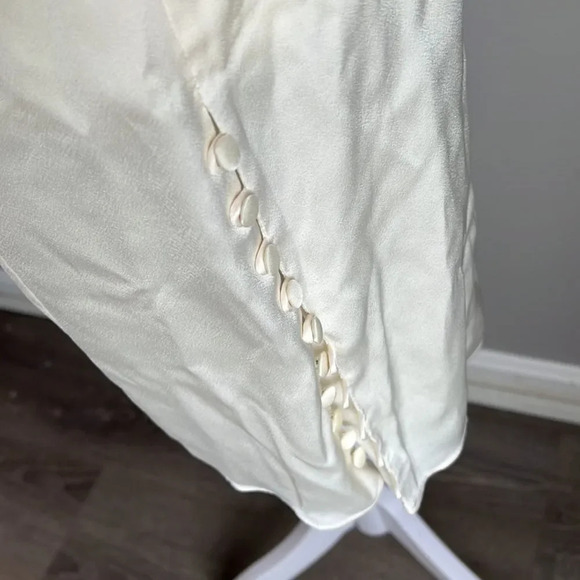 NEW Fame and Partners Satin Cowl Neck Mini Dress - Picture 6 of 12